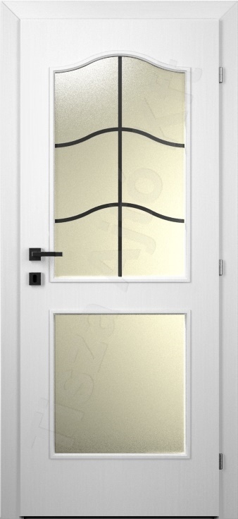 klasszikus fehér beltéri ajtó 104u