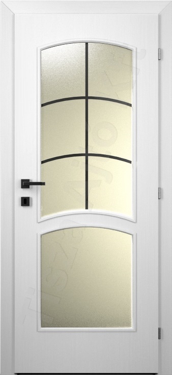 klasszikus fehér beltéri ajtó 105u