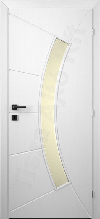 modern fehér beltéri ajtó 125u